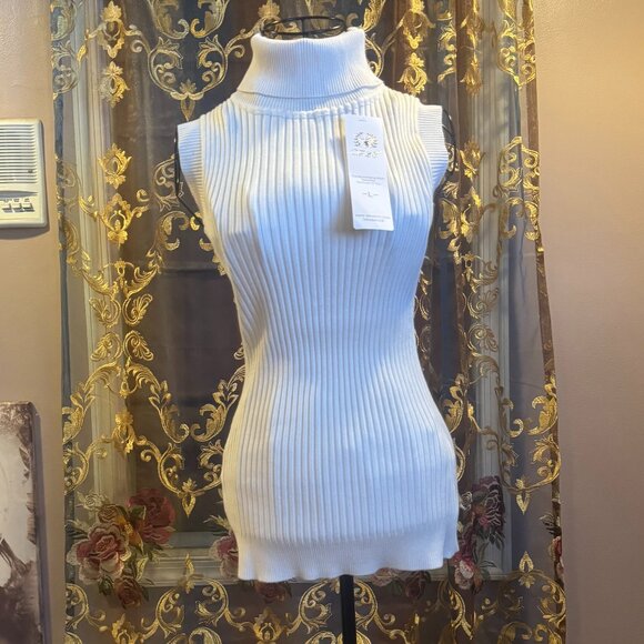 sleeveless knit turteneck tunic bundle [4] ~ L ~ NWT - Picture 4 of 4